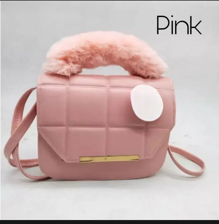 Girl's Rexine Plain Shoulder Bag