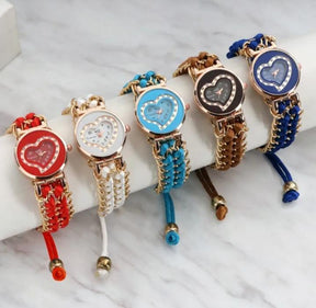 Korean Diamond Women's Quartz Watch Casual And Elegant