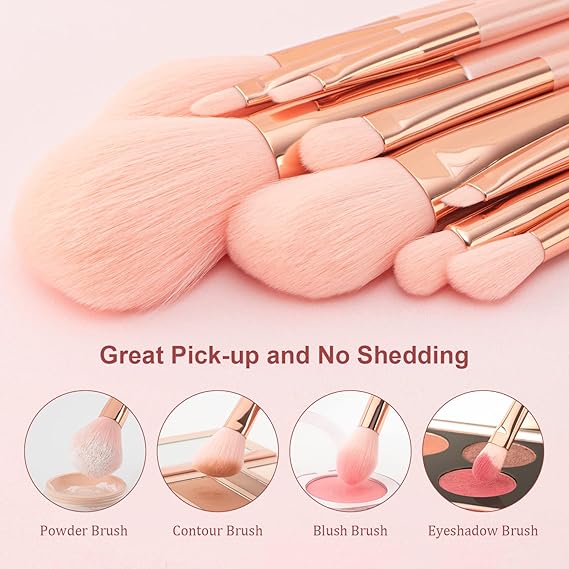 07 Pcs Makeup Brush Set