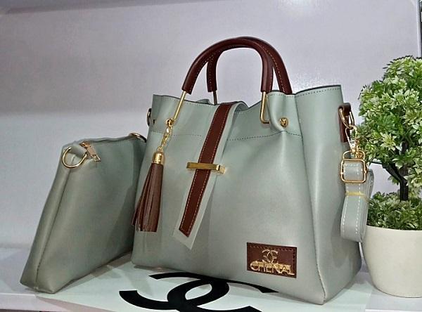 Embellished Hand Bag Set 2 Pcs