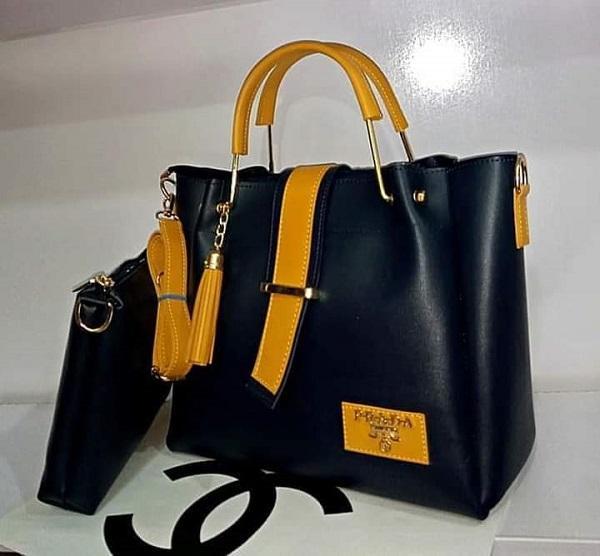 Embellished Hand Bag Set 2 Pcs