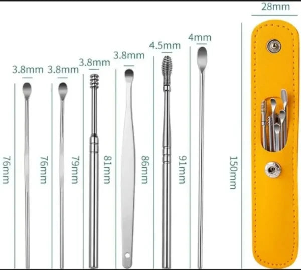 6 Pcs Ear Pick Tools