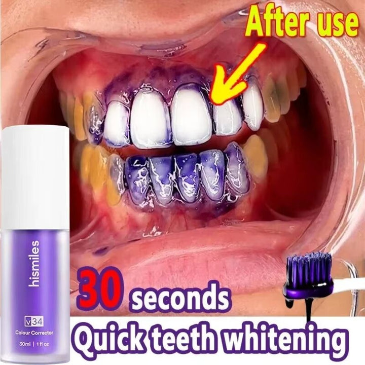 HiSmile Teeth Whitening Purple Toothpaste